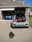 Fiat 500 ready for a road trip 01