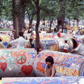 1973 Mayfest - painting concrete pipes