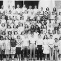 Meridian school class abt 1947 right B&W