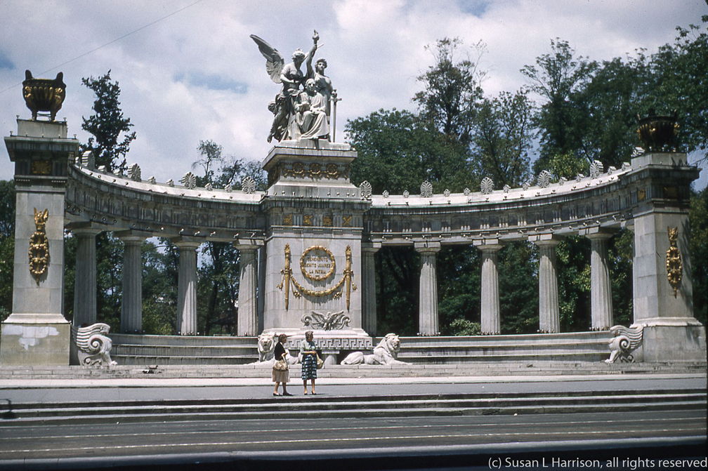 1961 Mexico 016 monument to Benito Juarez
